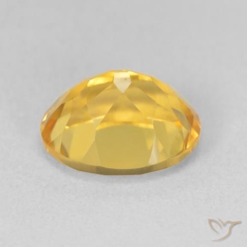 Citrino Dorado natural de 3.67 ct, Ovalada, VVS-VS