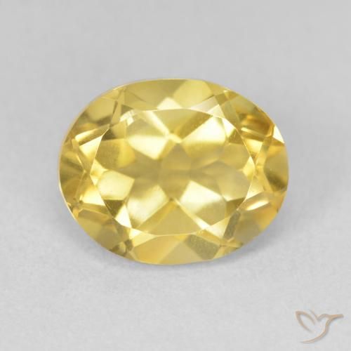 3.40ct Natural Naranja dorado Citrino, Ovalada, VVS-VS
