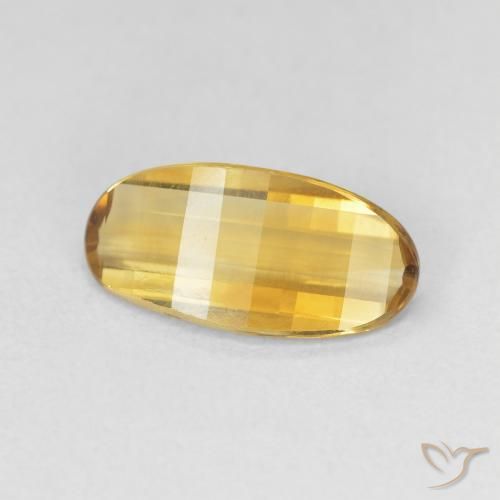 Citrino Naranja dorado natural de 2.28 ct, Ovalada, VVS