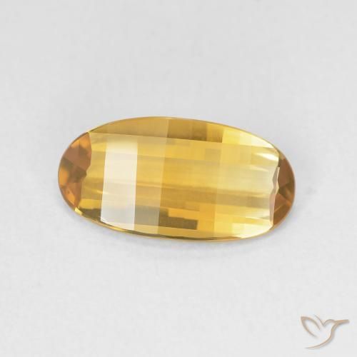 Citrino Naranja dorado natural de 2.17 ct, Ovalada, VVS