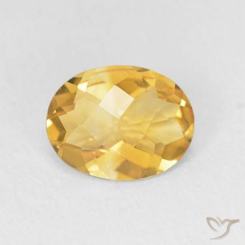 1.47ct Natural Dorado claro Citrino, Ovalada, VVS