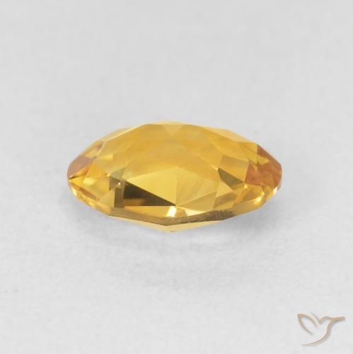 Citrino Dorado natural de 1.55 ct, Ovalada, VVS