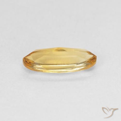 Citrino Medium Light Orange-Gold natural de 0.87 ct, Ovalada, Transparente