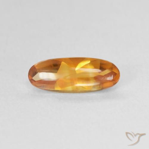 0.91ct Natural Oro Citrino, Ovalada, Transparente
