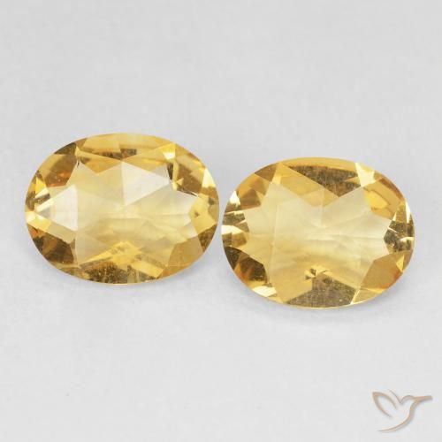 2.93ctw Natural Dorado Citrino, Ovalada, VVS-VS
