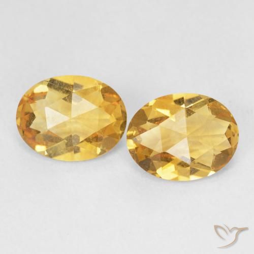3.10ctw Natural Dorado Citrino, Ovalada, VVS-VS