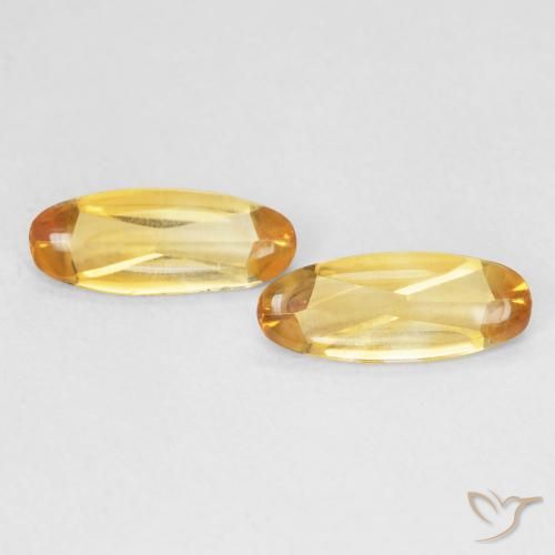 1.25ctw Natural Dorado Citrino, Ovalada, Transparente
