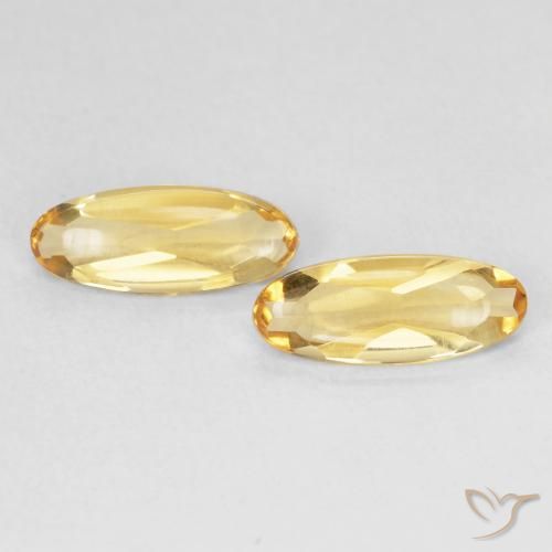 1.54ctw Natural Dorado Citrino, Ovalada, Transparente