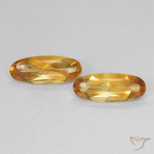 1.72ctw Natural Medium Light-Golden Citrino, Ovalada, Transparente