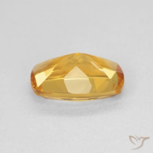 Citrino Medium Light-Golden natural de 2.53 ct, Forma Cojín, VVS
