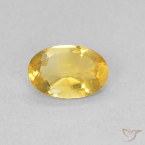 0.37ct Natural Dorado Citrino, Ovalada, VVS-VS