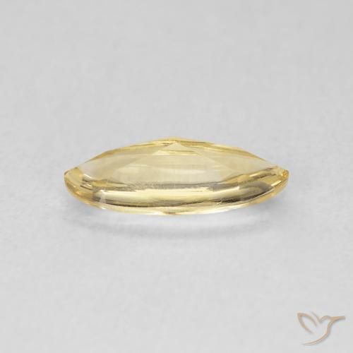 Citrino Dorado natural de 0.77 ct, Ovalada, Transparente