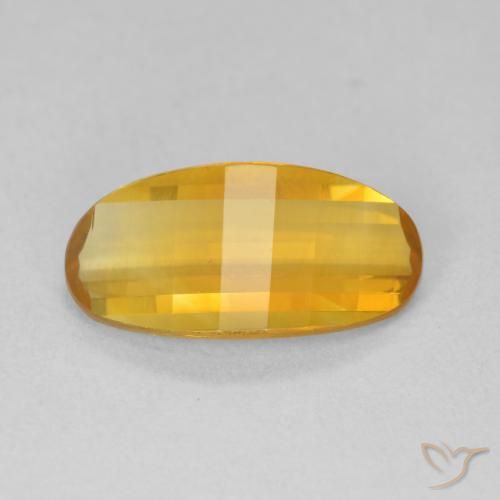 2.48ct Natural Medium Light Orange-Gold Citrino, Ovalada, VVS