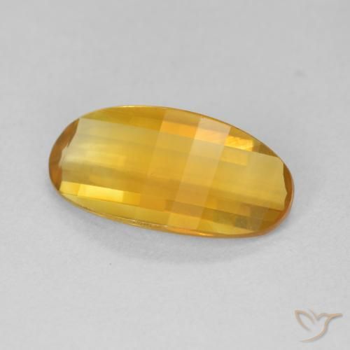 Citrino Medium Light Orange-Gold natural de 2.48 ct, Ovalada, VVS