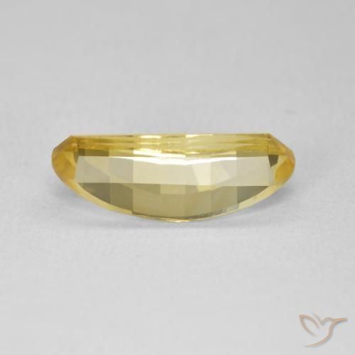 Citrino Amarillo medio natural de 2.22 ct, Ovalada, VVS