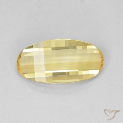 2.45ct Natural Amarillo toscana Citrino, Ovalada, VVS