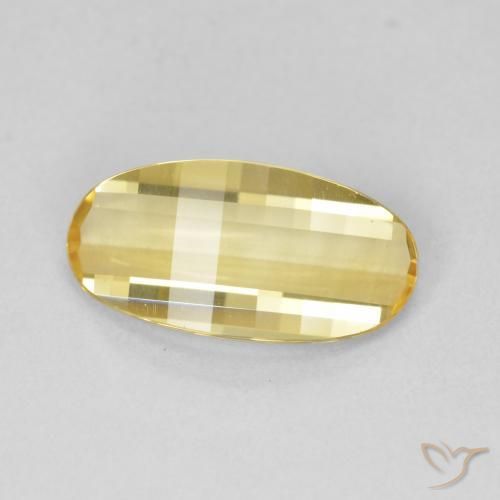 Citrino Amarillo toscana natural de 2.45 ct, Ovalada, VVS