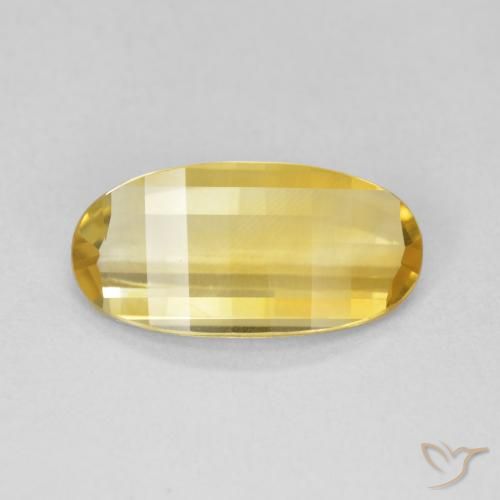 2.33ct Natural Naranja dorado Citrino, Ovalada, VVS