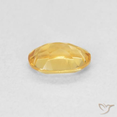 Citrino Oro natural de 0.38 ct, Ovalada, VVS-VS