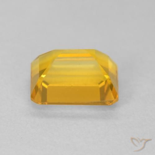 Citrino Dorado natural de 1.65 ct, Corte Octágono / Esmeralda, VVS-VS
