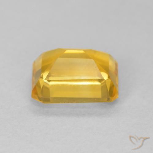 Citrino Dorado claro natural de 1.64 ct, Corte Octágono / Esmeralda, VVS-VS