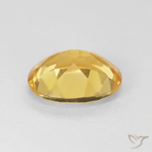 Citrino Naranja dorado natural de 3.97 ct, Ovalada, VVS-VS