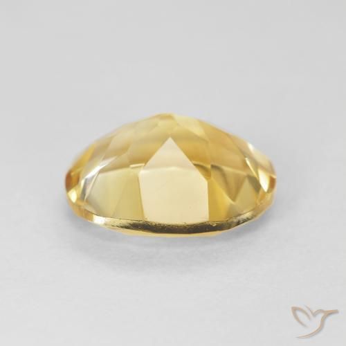 Citrino Dorado natural de 3.84 ct, Ovalada, VVS