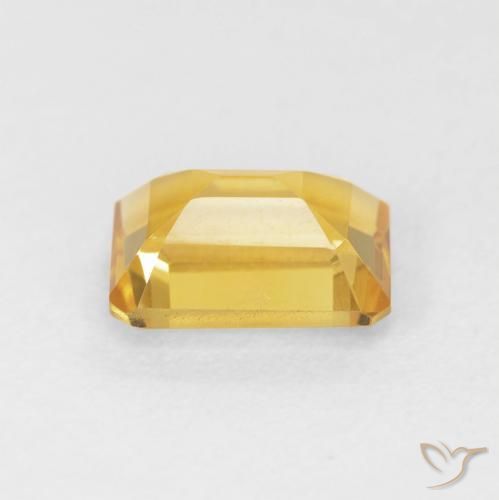 Citrino Dorado natural de 1.52 ct, Corte Octágono / Esmeralda, VVS-VS