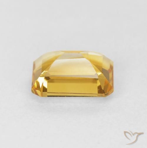 Citrino Oro natural de 1.48 ct, Corte Octágono / Esmeralda, VS