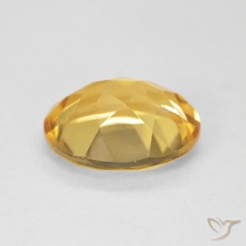 Citrino Dorado natural de 4.23 ct, Ovalada, VVS-VS