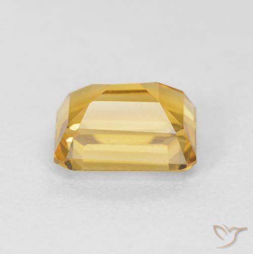 Citrino Dorado natural de 1.78 ct, Corte Octágono / Esmeralda, VVS