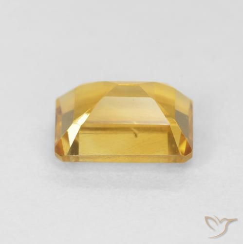 Citrino Dorado natural de 1.62 ct, Corte Octágono / Esmeralda, VVS