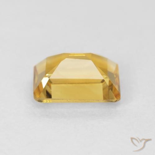 Citrino Dorado natural de 1.45 ct, Corte Octágono / Esmeralda, VVS