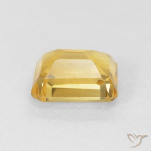 Citrino Dorado claro natural de 1.80 ct, Corte Octágono / Esmeralda, VVS