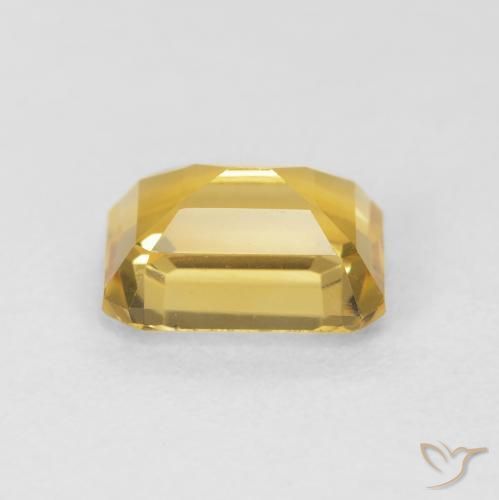 Citrino Dorado natural de 1.53 ct, Corte Octágono / Esmeralda, VVS