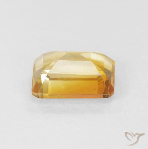 Citrino Dorado natural de 1.56 ct, Corte Octágono / Esmeralda, VVS