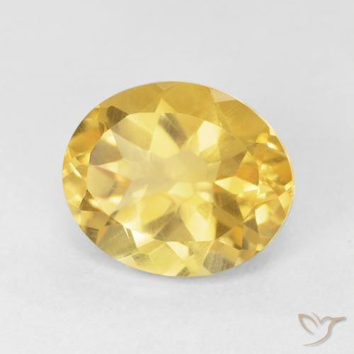 Citrino Naranja dorado natural de 4.72 ct, Ovalada, VVS-VS