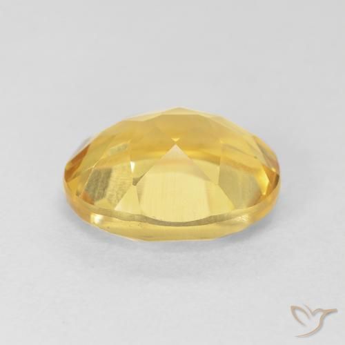 Citrino Naranja dorado natural de 4.34 ct, Ovalada, VVS-VS