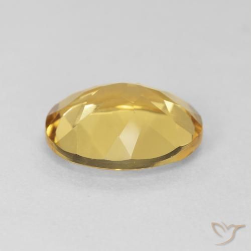 Citrino Dorado natural de 3.76 ct, Ovalada, VVS-VS