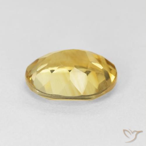 Citrino Naranja dorado natural de 3.87 ct, Ovalada, VVS-VS
