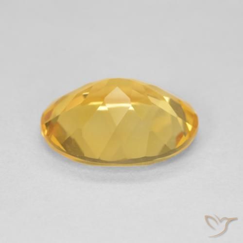 Citrino Dorado natural de 3.60 ct, Ovalada, VVS