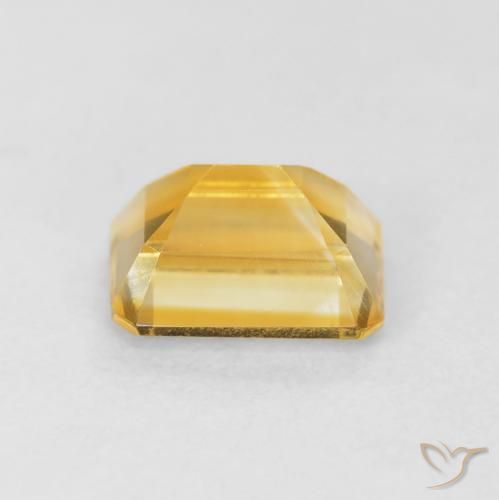 Citrino Dorado naranja natural de 1.54 ct, Corte Octágono / Esmeralda, VVS