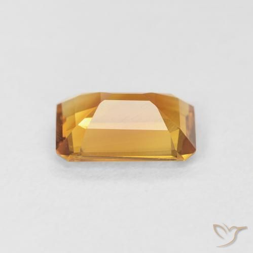 Citrino Medium Light-Golden natural de 1.10 ct, Corte Octágono / Esmeralda, VS