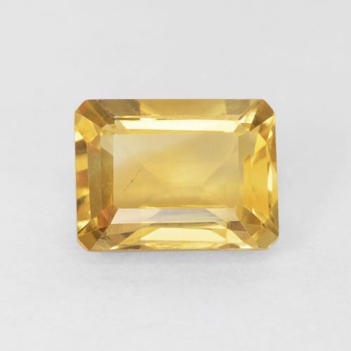 1.83ct Natural Dorado Citrino, corte esmeralda, VS