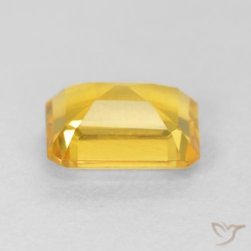 Citrino Dorado claro natural de 1.56 ct, Corte Octágono / Esmeralda, VVS