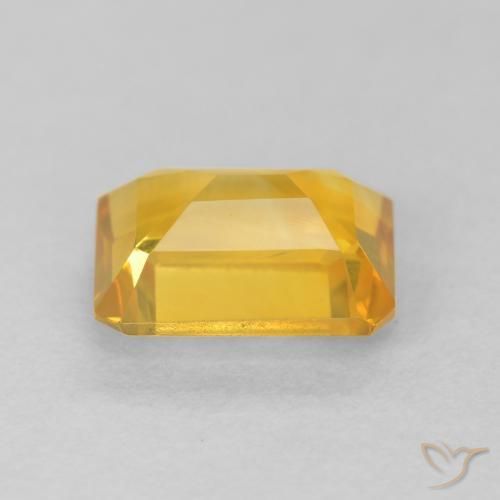 Citrino Dorado claro natural de 1.51 ct, Corte Octágono / Esmeralda, VVS