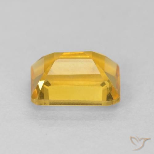 Citrino Dorado claro natural de 1.47 ct, Corte Octágono / Esmeralda, VVS