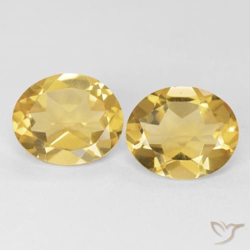 7.80ctw Natural Dorado intenso Citrino, Ovalada, VVS-VS