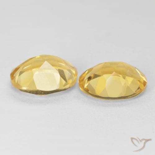 Gemas de Citrino Dorado intenso natural de 7.80 ct, Ovalada, VVS-VS