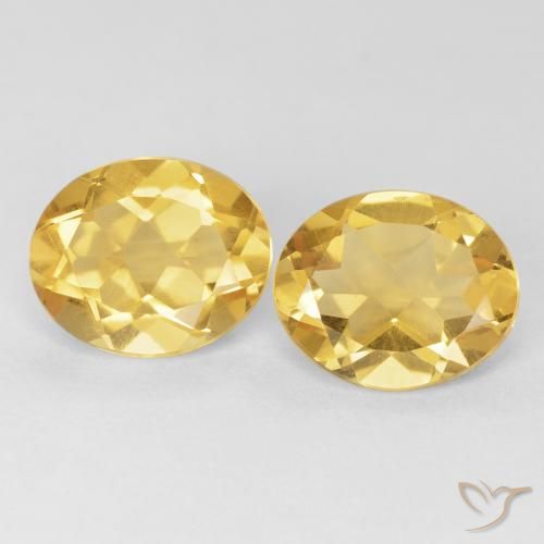 8.17ctw Natural Dorado Citrino, Ovalada, VVS-VS